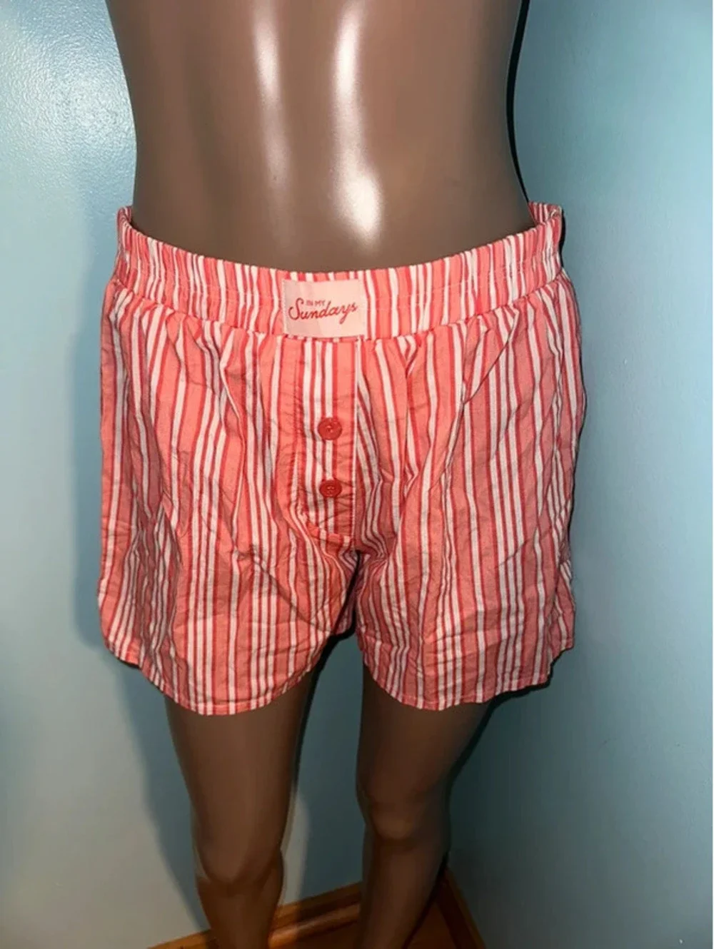 Luxury In My Sundays Boxer Comfy Sleep Shorts M